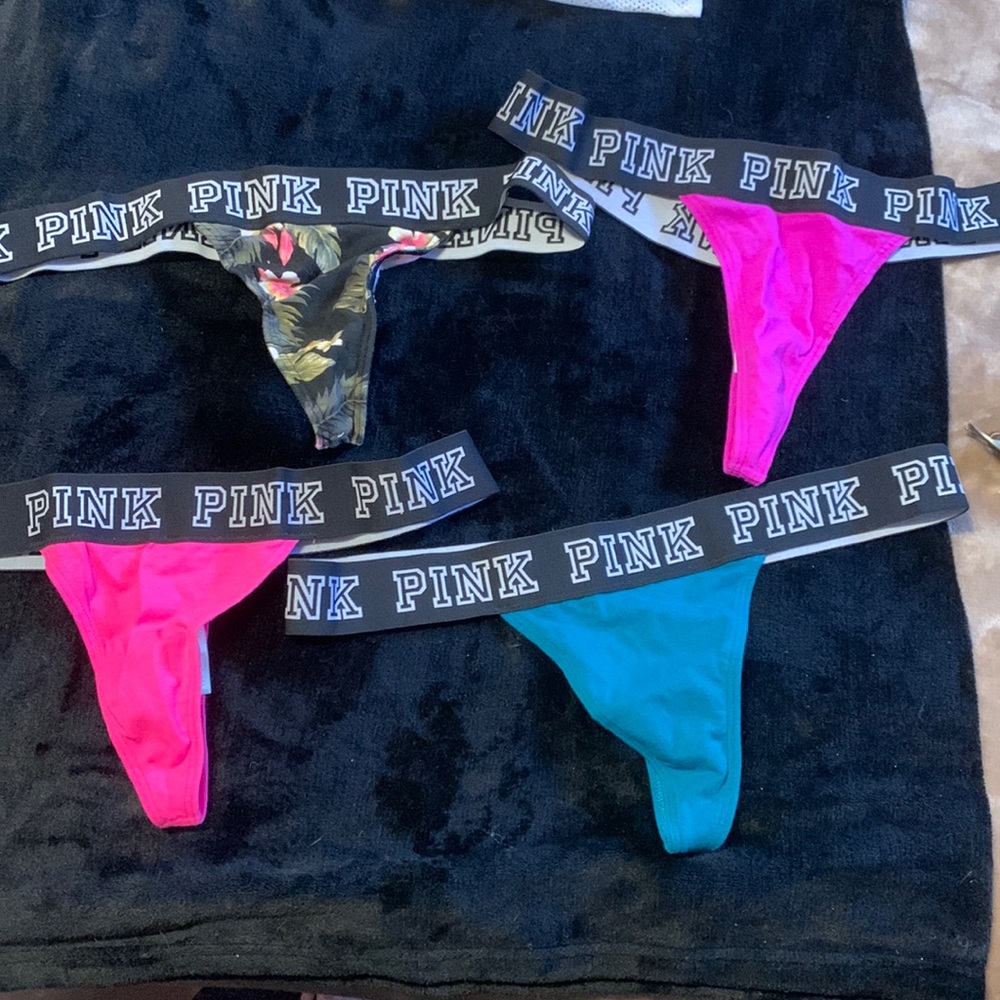NEVER WORN Victoria Secret PINK Thongs